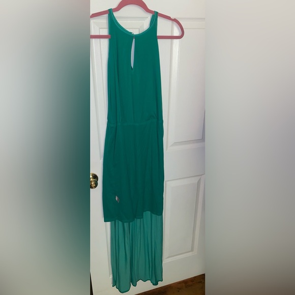JENNIFER LOPEZ Sleeveless Green Maxi Dress. Size 2 - Picture 9 of 13